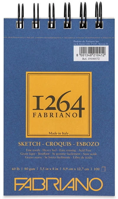 Bloc de papier esquisse 1264 - 3,5 x 5 pouces