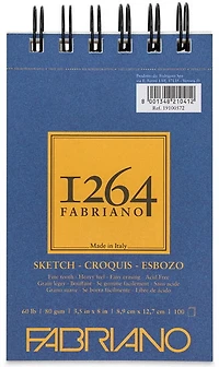 Bloc de papier esquisse 1264 - 3,5 x 5 pouces