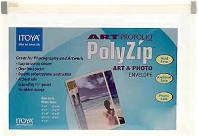 Enveloppe polyzip - 4x6po