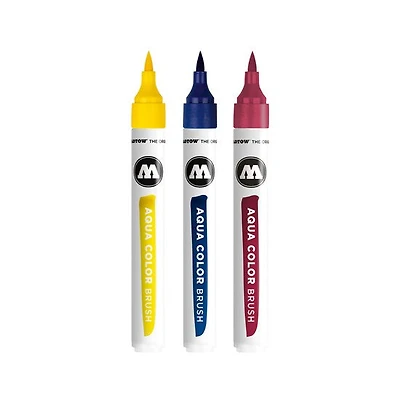 Aqua Color Brush Marker Olive