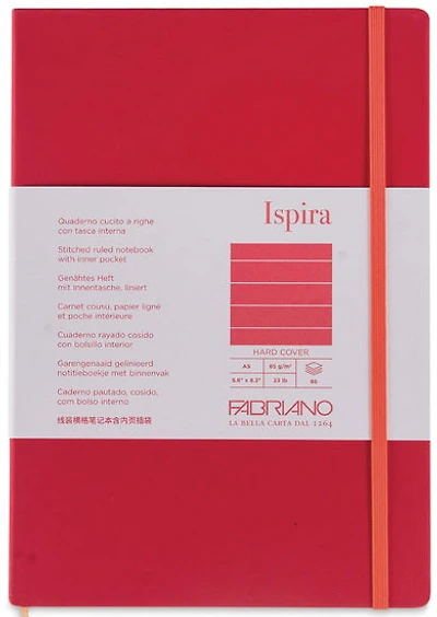 Ispira Stitch-Bound Notebook - Hard Cover