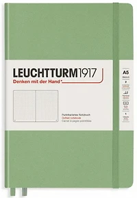 Cahier de notes pointillé a5 251p sauge