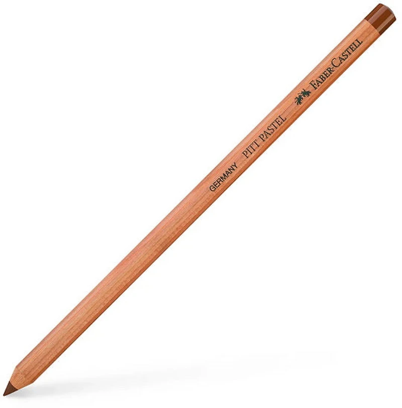 Pastel pencil burnt sienna