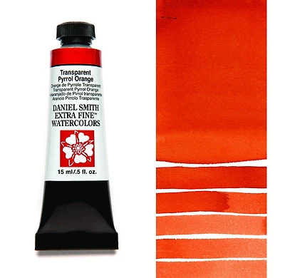 Aquarelle tube orange pyrrole transparent  s2 - 15ml