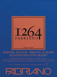 BLOC DE PAPIER BRISTOL 1264 9 X 12 Pouces velin