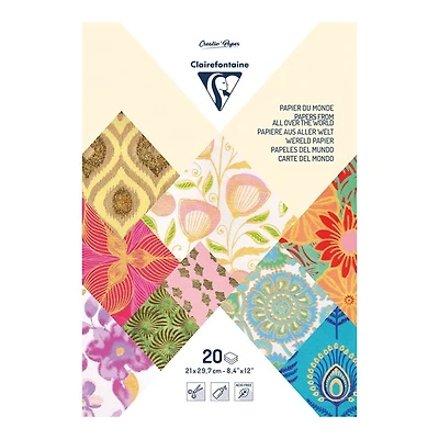 A4 Artisanal Paper Pack - Yellow/Orange