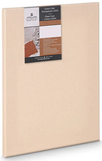 Clear coat cotton canvas standard			 - 16x20"