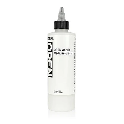 Médium acrylique open brillant- 8 oz