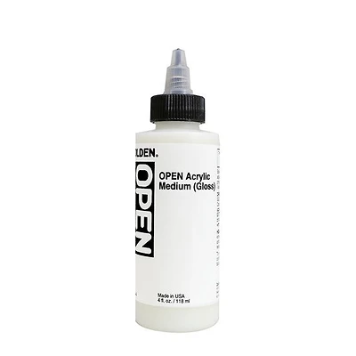 Médium acrylique open brillant - 4 oz