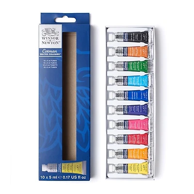 Ens. 10 aquarelle cotman - 5ml