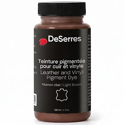 Leather & Vinyl Pigment Dye - CLEAR BROWN MILLILITER