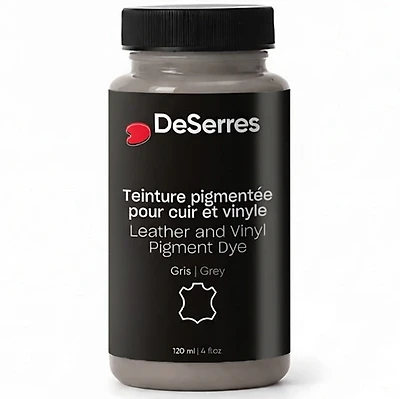 Leather & Vinyl Pigment Dye - GREY MILLILITER