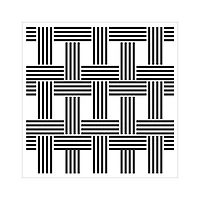 Stencil  Basket Weave- 6X6"