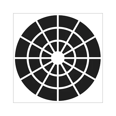 Stencil  Colour Wheel- 6X6"