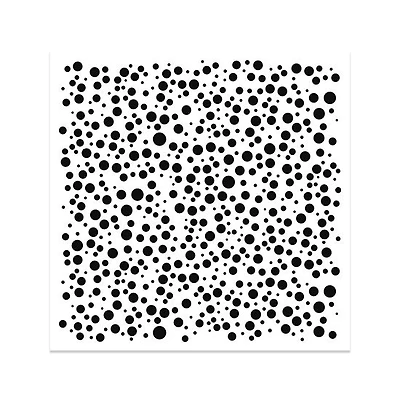 Pochoir bulles- 6x6po