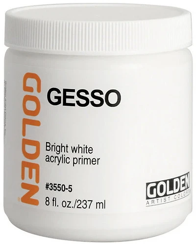 Gesso blanc- 8 oz