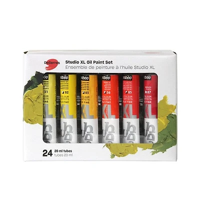 Ens peinture huile - studioxl - 24x20ml
