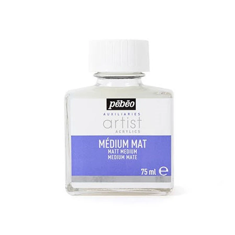 Medium mat - artist acrylics - 75ml