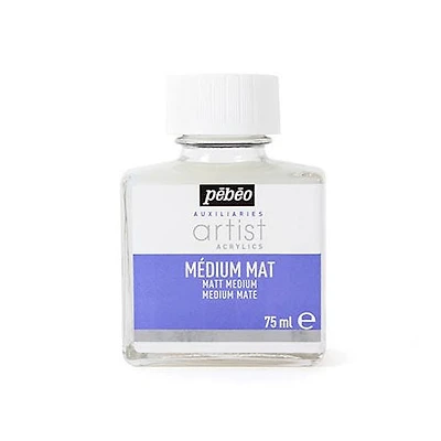 Medium mat - artist acrylics - 75ml