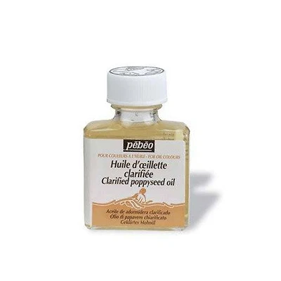 Huile oeillette clarifiée - couleurs à l'huile - 75ml