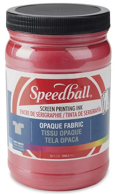 Encre sérigraphie - textile opaque - framboise - 32oz