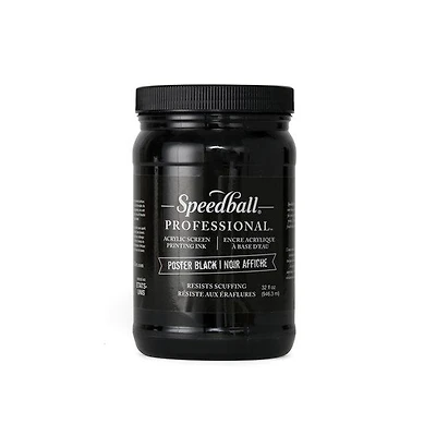 Encre sérigraphie - noir - 32oz
