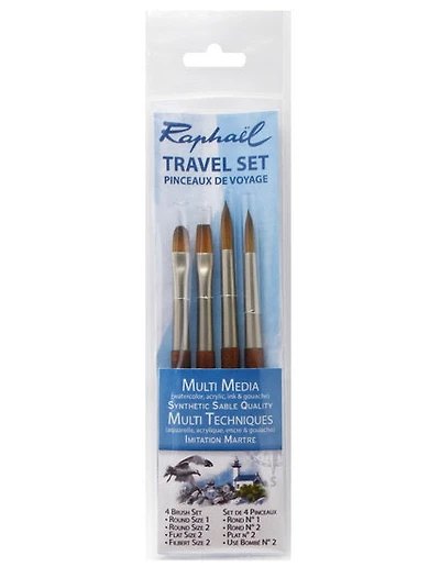 Ens. de voyage - pinceaux mini précision - multi techniques (6)
