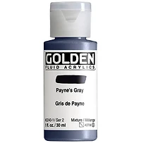 Acrylic fluid - 1 oz  paynes gray  s2