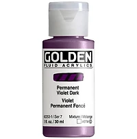 Acrylique fluide - 1 oz  violet permanent foncé  s7
