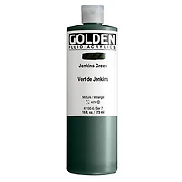 Acrylic fluid - 16 oz  jenkins green  s7