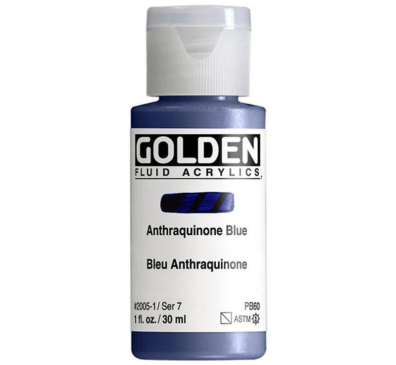 Acrylic fluid - 1 oz anthraquinone blue s7