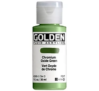 Acrylic fluid - 1 oz  chrome oxide green  s3