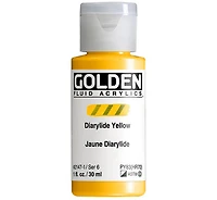 Acrylique fluide - 1 oz  jaune diarylide  s6