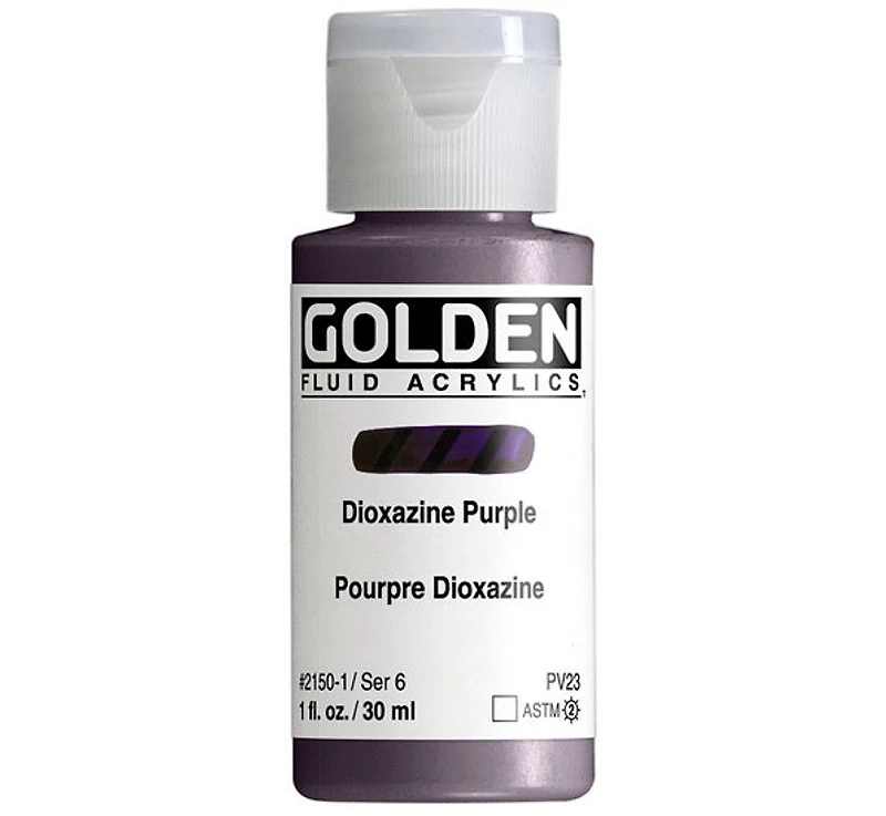 Acrylique fluide - 1 oz pourpre dioxazine s6
