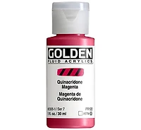 Acrylic fluid - 1 oz  quinacridone magenta  s7