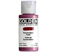 Acrylic fluid - 1 oz  quinacridone violet  s6