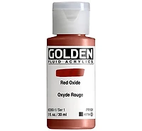 Acrylic fluid - 1 oz  red oxide  s1