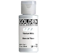 Acrylic fluid - 1 oz  titanium white  s1