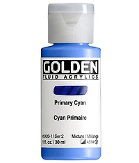Acrylic fluid - 1 oz  primary cyan  s2