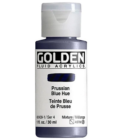 Acrylic fluid - 1 oz  prussian blue hue  s4