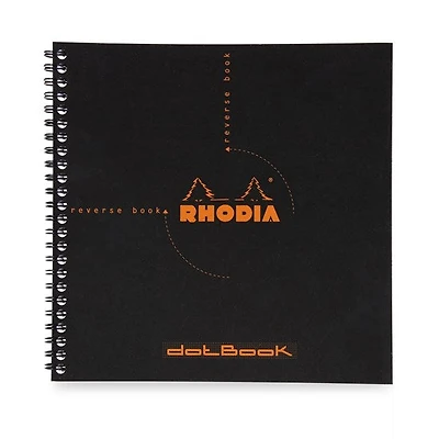 Cahier de notes reverse book rhodia pointillé