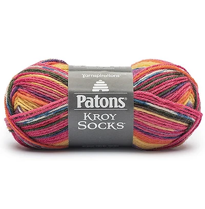 Fil kroy socks #1 - 50gr - rayures mexicaines