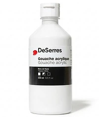 Gouache acrylique blanc de titane - 250ml
