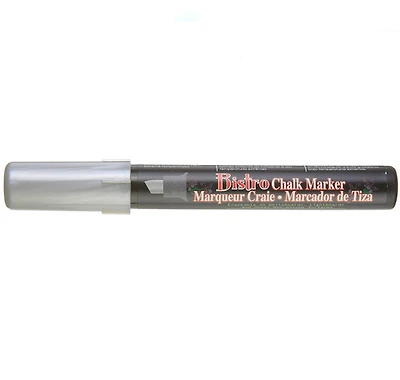 Chalk marker - bistro - chisel - silver