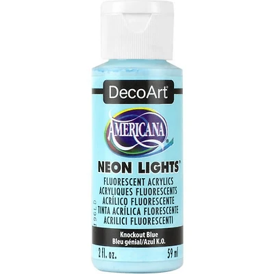 Acrylique americana neon bleu genial - 60ml