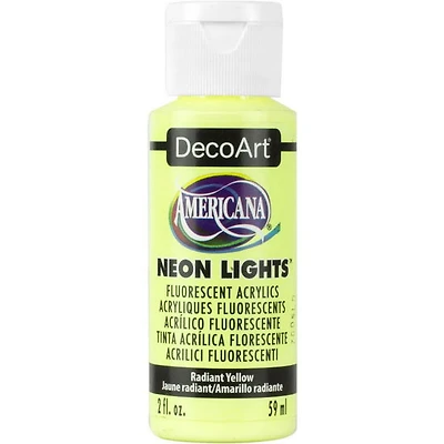 Acrylique americana neon jaune radiant - 60ml
