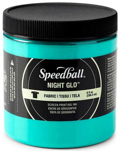Encre linogravure - phosphorescent - vert - 8oz