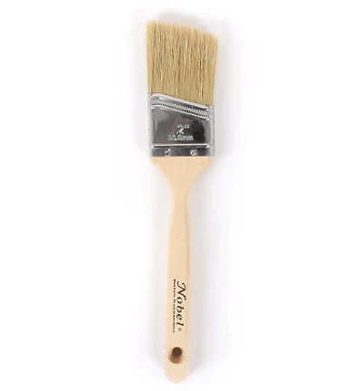 White bristle anglular paintbrush - 2" CENTIMETER