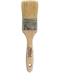 White bristle flat paintbrush 1 1/2"
