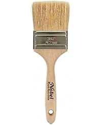 Pinceau plat en poils blancs #3